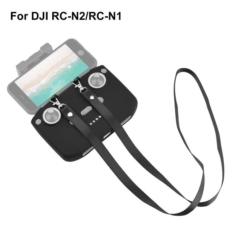 PULUZ Shockproof Anti-scratch Silicone Case with Neck Strap For DJI Neo / Mini 3 / 3 Pro / Mavic 3 / Air 2S / Mini 2 RC-N2 / RC-N1 / RC-N3 Remote Control