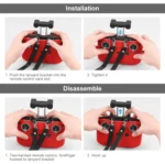 PULUZ Shockproof Anti-scratch Silicone Case with Neck Strap For DJI Neo / Mini 3 / 3 Pro / Mavic 3 / Air 2S / Mini 2 RC-N2 / RC-N1 / RC-N3 Remote Control - Image 8