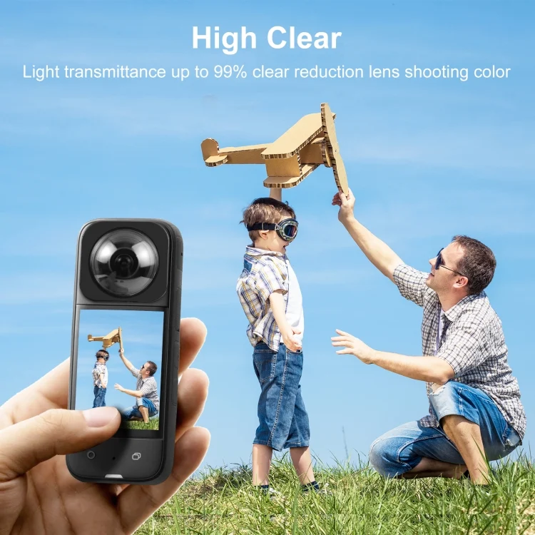 PU850B_4.webp For Insta360 X3 PULUZ Lens Guard Optical Glass Protective Cover - Image 5