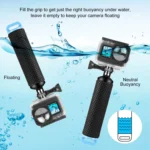 PULUZ Floating Handle Hand Grip Buoyancy Rods for Phones / Action Cameras - Image 4