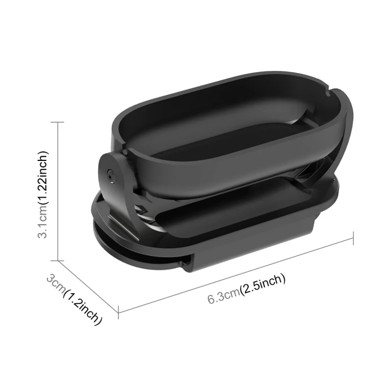 PU869B_2.webp For Insta360 GO3 PULUZ Backpack Hat Rec-mounts Quick Release Clamp Mount - Image 3