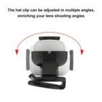 For Insta360 GO3 PULUZ Backpack Hat Rec-mounts Quick Release Clamp Mount - Image 6