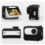 For Insta360 GO 3 PULUZ Camera Charging Case Silicone Case with Lens Cap & Strap - Image 4