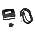 For Insta360 GO 3 PULUZ Camera Charging Case Silicone Case with Lens Cap & Strap - Image 8