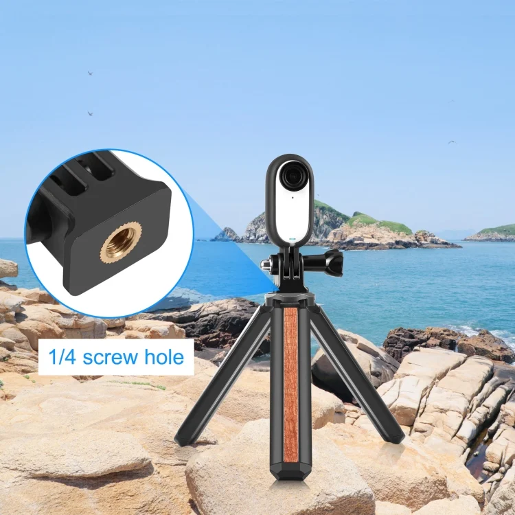 PU880B_4.webp For Insta360 GO 3 PULUZ Body Plastic Protective Frame Cage with Screw & Adapter - Image 5