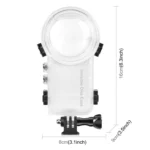 For Insta360 X3 PULUZ 50m Waterproof Sealed Diving Case - Image 2