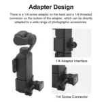 For DJI OSMO Pocket 3 PULUZ Adapter Frame Expansion Bracket with 1/4 inch Hole - Image 8