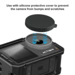 For DJI Osmo Action 5 Pro / 4 / 3 PULUZ All-inclusive Aluminum Alloy Cage Expansion Adapter Frame with Lens Cover - Image 5