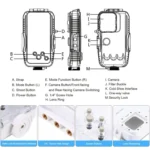 PULUZ 40m/130ft Waterproof Diving Case for 15 Pro Max / 15 Plus / iPhone 14 Plus / 14 Pro Max / 13 Pro Max / 12 Pro Max / 11 Pro Max, with One-way Valve Photo Video Taking Underwater Housing Cover... - Image 3
