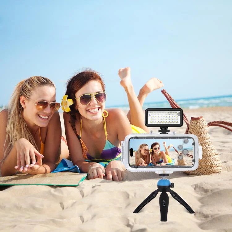 PU9118T_6.webp For iPhone 16 Pro Max PULUZ 40m/130ft Waterproof Diving Case with One-way Valve Photo Video Taking Underwater Housing Cover, For iPhone 16 Pro Max (White), For iPhone 16 Pro Max (Transparent) - Image 7