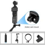 For DJI OSMO Pocket 3 PULUZ Metal Protection Frame Cage Adapter Bracket - Image 6