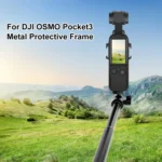 For DJI OSMO Pocket 3 PULUZ Metal Protection Frame Cage Adapter Bracket with Dual Cold Shoes - Image 2