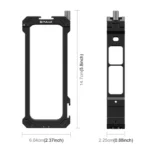 For Insta360 X4 PULUZ Metal Protective Cage Rig Housing Frame with Expand Cold Shoe Base & Tripod Adapter - Image 3