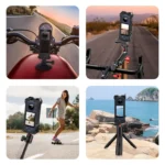 For Insta360 X4 PULUZ Metal Protective Cage Rig Housing Frame with Expand Cold Shoe Base & Tripod Adapter - Image 9