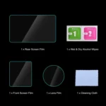 For DJI Osmo Action 4 PULUZ 3-in-1 Lens Front and Back Screen Tempered Glass Explosion-proof Film - Image 7