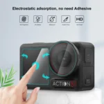 For DJI Osmo Action 5 Pro PULUZ 3-in-1 Lens Front and Back Screen Tempered Glass Explosion-proof Film - Image 4