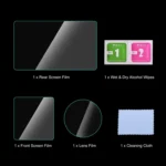 For DJI Osmo Action 5 Pro PULUZ 3-in-1 Lens Front and Back Screen Tempered Glass Explosion-proof Film - Image 7