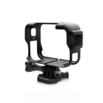 For Insta360 Ace Pro PULUZ Plastic Cage Expansion Adapter Frame with Cold Shoe Base - Image 3
