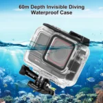 For Insta360 Ace Pro PULUZ 60m Underwater Waterproof Housing Case with Base Adapter & Screw - Image 2