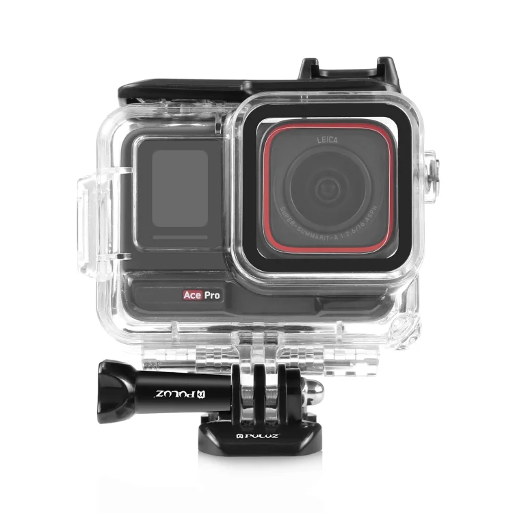 PU964T_3.webp For Insta360 Ace Pro PULUZ 60m Underwater Waterproof Housing Case with Base Adapter & Screw - Image 4