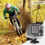 For Insta360 Ace Pro PULUZ 60m Underwater Waterproof Housing Case with Base Adapter & Screw - Image 9