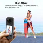 For Insta360 X4 PULUZ 9H 2.5D Curved HD Screen Tempered Glass Film - Image 6