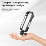 For Insta360 X4 PULUZ Cold Shoe PC Plastic Protective Frame with Adapter Mount & Screw - Image 6
