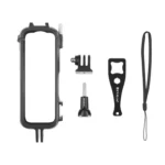 For Insta360 X4 PULUZ Cold Shoe PC Plastic Protective Frame with Adapter Mount & Screw - Image 9