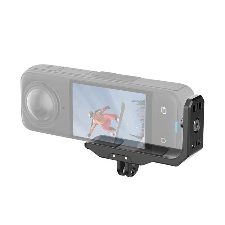 For Insta360 X4 PULUZ Vertical Horizontal Shooting Quick Release Metal L Bracket