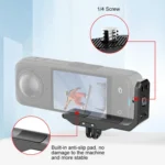 For Insta360 X4 PULUZ Vertical Horizontal Shooting Quick Release Metal  L Bracket - Image 6