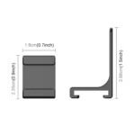 For Insta360 X4 / X3 / One X2 PULUZ Selfie Stick Cold Shoe Extension Bracket - Image 3
