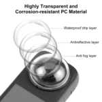 For Insta360 X4 PULUZ Rotation PC Lens Guard  Protective Cover - Image 4