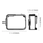 For Insta360 Ace Pro PULUZ Metal Protective Cage Adapter Frame - Image 4