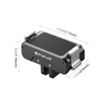 For DJI Osmo Action 4 PULUZ Magnetic Quick Release Metal Base - Image 2