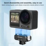 For DJI Osmo Action 4 PULUZ Magnetic Quick Release Metal Base - Image 6