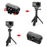 For DJI Osmo Action 4 PULUZ Magnetic Quick Release Metal Base - Image 7