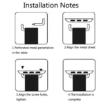 2 PCS for Apple Watch 42mm Metal Strap Connector Metal Buckle - Image 5