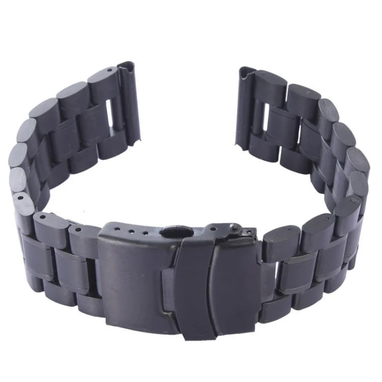S-AW-1002B_2.webp For Apple Watch 38mm Black Steel Watch Band, Only Used in Conjunction with Connectors (S-AW-3291) - Image 3