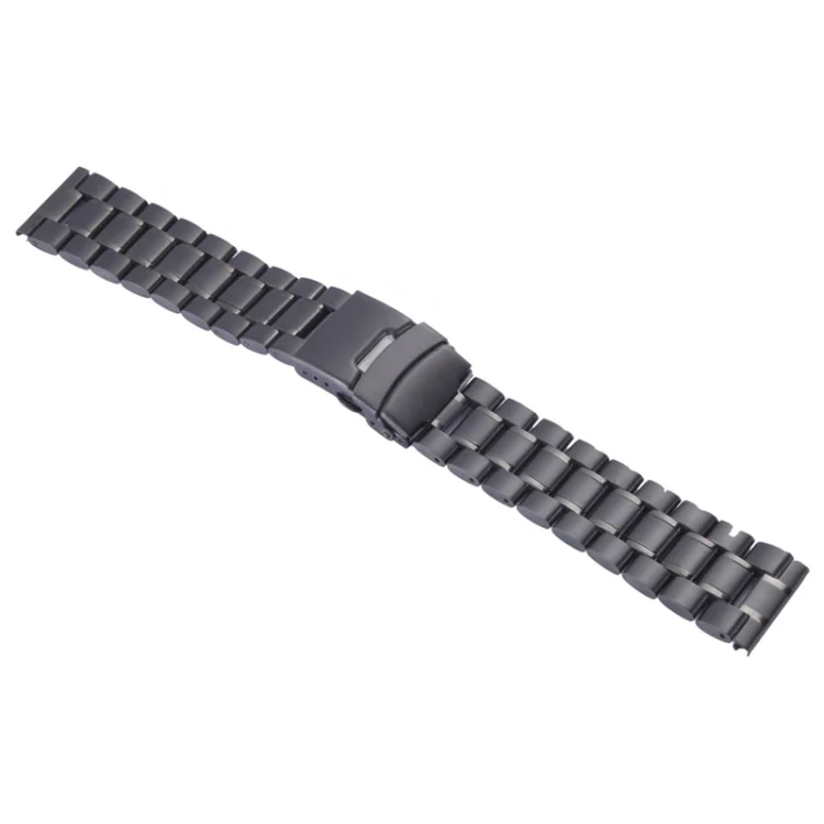 S-AW-1002B_3.webp For Apple Watch 38mm Black Steel Watch Band, Only Used in Conjunction with Connectors (S-AW-3291) - Image 4