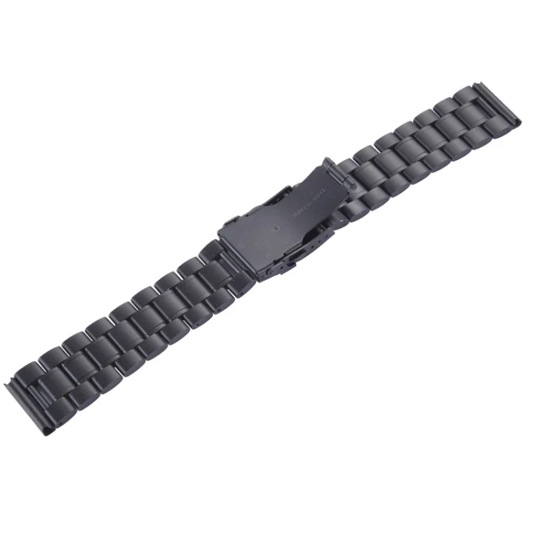 S-AW-1002B_4.webp For Apple Watch 38mm Black Steel Watch Band, Only Used in Conjunction with Connectors (S-AW-3291) - Image 5