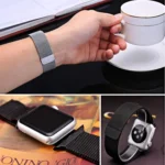 For Apple Watch 38mm Milanese Loop Magnetic Stainless Steel Watchband - Image 3