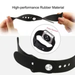 For Apple Watch Series 10 42mm / 9&8&7 41mm / SE 3&SE 2&6&SE&5&4 40mm / 3&2&1 38mm 3 in 1 Rubber Watch Band with Pin Buckle - Image 5