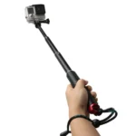 Handheld 49cm Extendable Pole Monopod with Screw for GoPro, Insta360, DJI and Other Action Cameras - Image 3