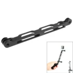 TMC CNC Aluminum Extender for GoPro, Insta360, DJI and Other Action Cameras, Length: 16cm(Black)