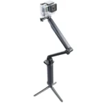 3-Way Multi Function Extendable Monopod Tripod Folding Rotating Arm Camera Handle for GoPro, Insta360, DJI and Other Action Cameras - Image 3