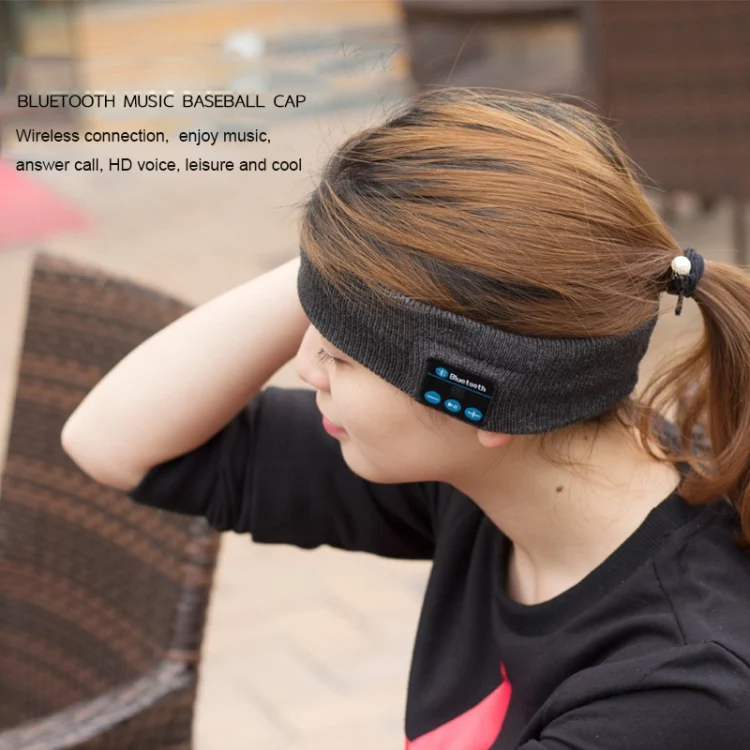 S-OG-6616B_4.webp My-Call Bluetooth V5.0 Headsfree Sport Headband Music Headwear for iPhone 6 & 6s / iPhone 5 & 5S / iPhone 4 & 4S and Other Bluetooth Devices - Image 5