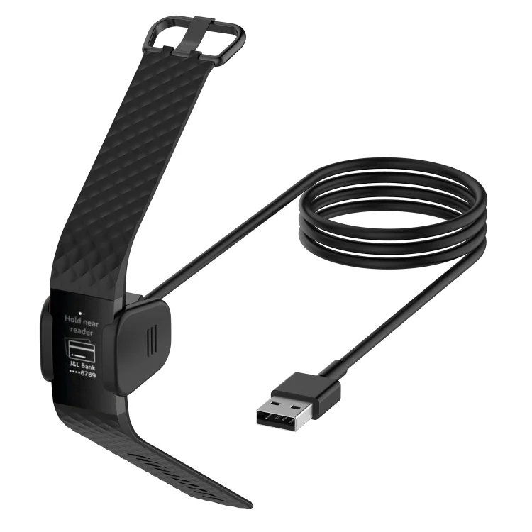 SYA000321_5.webp Smart Watch Charger Cable for Fitbit Charge 3, Cable Length: 1m - Image 6