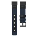 Canvas and Leather Wrist Strap Watch Band for Garmin Fenix5 Plus, Wrist Strap Size:150+110mm - Image 6