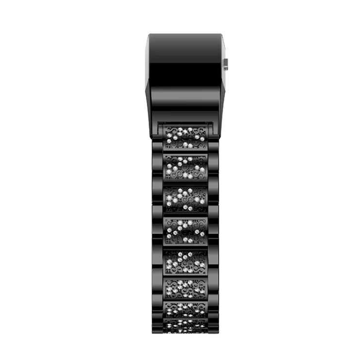SYA00099201A_3.webp Diamond-studded Solid Stainless Steel Wrist Strap Watch Band for Fitbit Charge 2 - Image 5