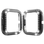 For Fitbit versa 2 PC Double-row Diamond-encrusted Protective Shell - Image 3